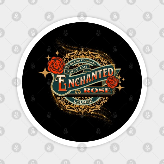 Enchanted Rose Lounge Grand Floridian Resort Orlando Florida Magnet by Joaddo